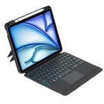 T11B-AS 분리형 회전 백라이트 터치 블루투스 키보드 케이스, iPad Air 11 2024 / Air 5 / Air 4 10.9 / Pro 11 2022 2021 2020 2018용, iPad Air 11 2025 / Air 11 2024 / Air 5 / Air 4 10.9 / Pro 11 2022 2021 2020 2018용