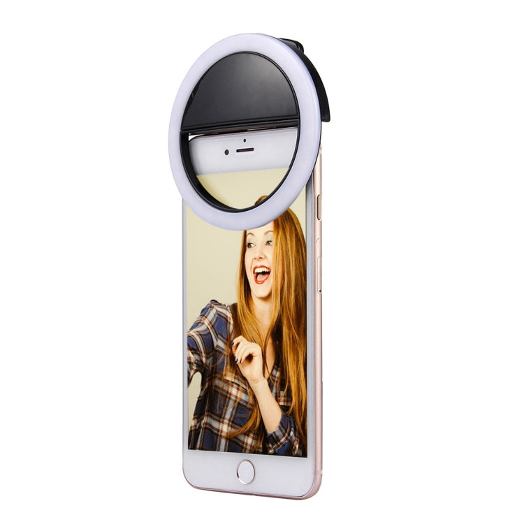 아이폰, 갤럭시, 화웨이, 샤오미, LG, HTC 및 기타 스마트폰용 충전 셀피 뷰티 라이트, 조절 가능한 클립 및 USB 케이블 포함
