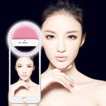 아이폰, 갤럭시, 화웨이, 샤오미, LG, HTC 및 기타 스마트폰용 충전 셀피 뷰티 라이트, 조절 가능한 클립 및 USB 케이블 포함