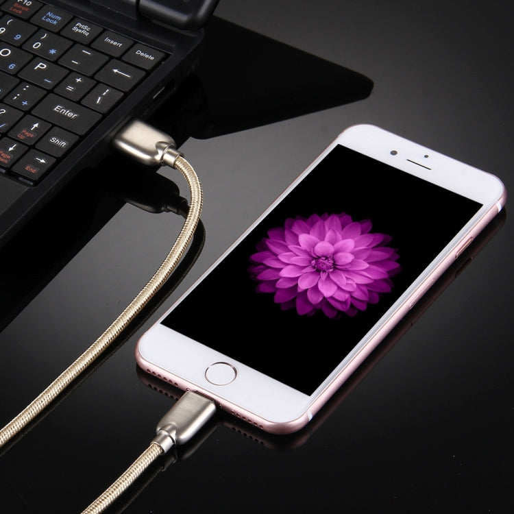 1m 직조 108 구리 코어 8핀 to USB 데이터 동기화 충전 케이블 아이폰, 아이패드용