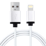 1m 3A 8핀 to USB 데이터 동기화 충전 케이블 아이폰, 아이패드용, 직경: 4 cm