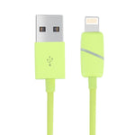 1m 원형 보빈 선물 상자 스타일 8핀 to USB 데이터 동기화 케이블 표시등 포함 아이폰, 아이패드용