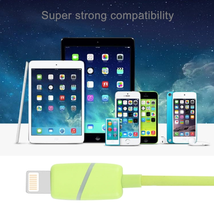 1m 원형 보빈 선물 상자 스타일 8핀 to USB 데이터 동기화 케이블 표시등 포함 아이폰, 아이패드용