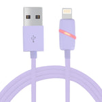 1m 원형 보빈 선물 상자 스타일 8핀 to USB 데이터 동기화 케이블 표시등 포함 아이폰, 아이패드용
