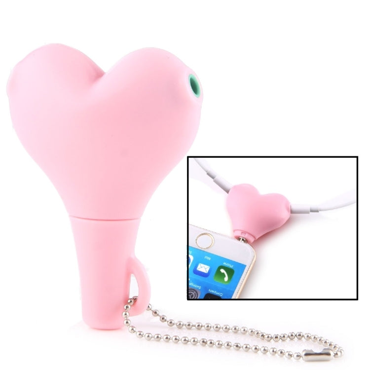 1 남성-2 여성 3.5mm 잭 플러그 다기능 하트 모양 이어폰 오디오 비디오 분배기 어댑터 키 체인 포함, 아이폰, 아이패드, 아이팟, 삼성, 샤오미, HTC 및 기타 3.5mm 오디오 인터페이스 전자 디지털 제품용