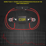 AWEI A980BL Wireless Sport Magnetic Bluetooth Earphone with Wire Control , Support Handfree Call