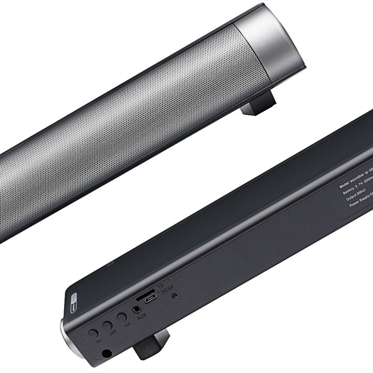 사운드바 LP-08 CE0152 USB MP3 플레이어 2.1CH 블루투스 무선 사운드바 스피커 리모컨 포함, CE0152 블랙, CE0152 골드