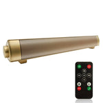 사운드바 LP-08 CE0152 USB MP3 플레이어 2.1CH 블루투스 무선 사운드바 스피커 리모컨 포함, CE0152 블랙, CE0152 골드