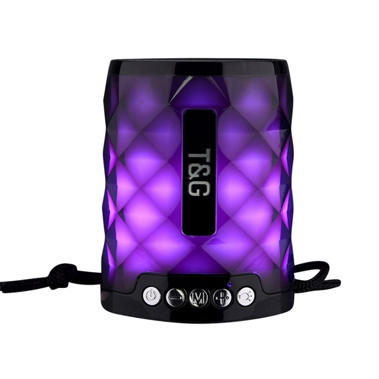 T&G TG155 블루투스 4.2 미니 휴대용 무선 블루투스 스피커, 컬러풀 라이트 포함