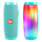 T&G TG157 블루투스 4.2 미니 휴대용 무선 블루투스 스피커, 멜로디 컬러풀 라이트 포함
