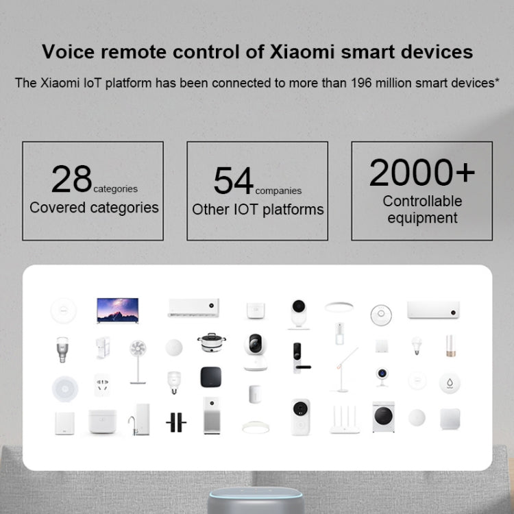 샤오미 샤오아이 스피커 프로, 750mL 대용량 사운드 캐비티 / AUX IN 유선 연결 / 콤보 스테레오 / 전문 DTS 오디오 / 하이파이 오디오 칩 / 적외선 리모컨 전통 가전 / 블루투스 메시 게이트웨이, 샤오아이 스피커 프로