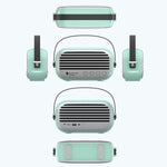 NewRixing NR-3000 스타일리시 가정용 블루투스 스피커, 핸즈프리 통화 기능, TF 카드 & USB & FM & AUX 지원