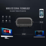 NewRixing NR-3000 스타일리시 가정용 블루투스 스피커, 핸즈프리 통화 기능, TF 카드 & USB & FM & AUX 지원