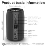 ZEALOT S32 5W 하이파이 베이스 무선 블루투스 스피커, 핸즈프리 / USB / AUX 지원, S32