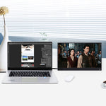 15.6 inch 1080P 178 Degree Wide Angle HD Portable Display Device for Desktop Computer / Game Console / Simultaneous Screen / PS4 / PS3 / XBox, with Mini HDMI & Micro USB & 2 USB-C / Type-C Interfaces