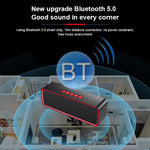 SC211 휴대용 서브우퍼 무선 블루투스 스피커 블루투스 5.0, TF 카드 & U 디스크 & 3.5mm AUX 지원