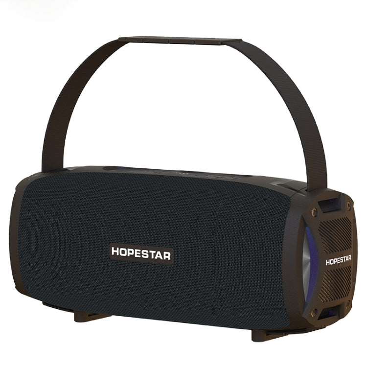HOPESTAR H24 Pro TWS 휴대용 야외 방수 직조 텍스처 블루투스 스피커 리듬 라이트, 핸즈프리 통화 & U 디스크 & TF 카드 & 3.5mm AUX & FM 지원, H24 Pro 블랙, H24 Pro 그레이, H24 Pro 블루, H24 Pro 레드