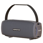 HOPESTAR H24 Pro TWS 휴대용 야외 방수 직조 텍스처 블루투스 스피커 리듬 라이트, 핸즈프리 통화 & U 디스크 & TF 카드 & 3.5mm AUX & FM 지원, H24 Pro 블랙, H24 Pro 그레이, H24 Pro 블루, H24 Pro 레드