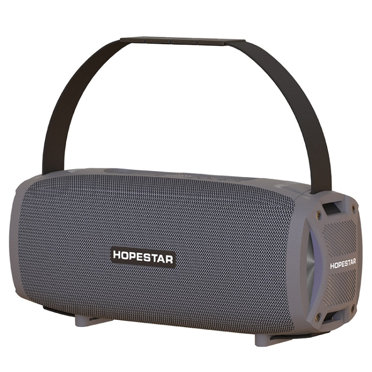 HOPESTAR H24 Pro TWS 휴대용 야외 방수 직조 텍스처 블루투스 스피커 리듬 라이트, 핸즈프리 통화 & U 디스크 & TF 카드 & 3.5mm AUX & FM 지원, H24 Pro 블랙, H24 Pro 그레이, H24 Pro 블루, H24 Pro 레드