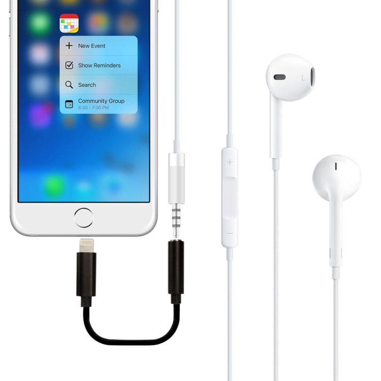 8핀 to 3.5mm 오디오 어댑터, 길이: 약 12cm, iOS 13.1 이상 지원
