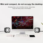 A1 스탠다드 버전 USB 유선 미니 고음량 스피커, 케이블 길이: 1.1m, 스탠다드 버전
