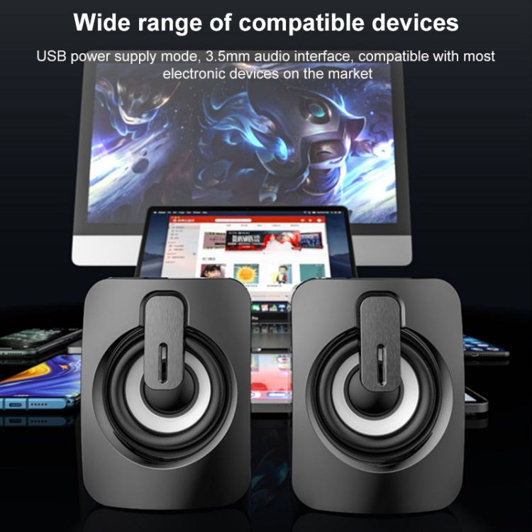 A1 USB 미니 고음량 유선 스피커, 블루투스 버전, 블루투스 버전