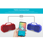 NewRixing NR-2029 휴대용 무선 블루투스 스테레오 스피커 TWS 기능 지원 스피커