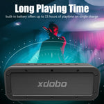 XDOBO Wake 1983 IPX7 방수 휴대용 야외 무선 블루투스 스피커