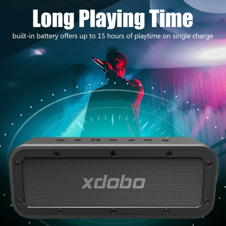 XDOBO Wake 1983 IPX7 방수 휴대용 야외 무선 블루투스 스피커