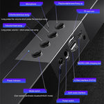 YINDIAO A36 블루투스 5.0 스마트 서브우퍼 컴퓨터 무선 블루투스 스피커, 블루투스 스탠다드 버전, 블루투스 스탠다드 버전(블랙)