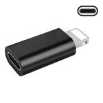 ENKAY Hat-Prince HC-6 미니 ABS USB-C / Type-C 3.1 to 8핀 포트 커넥터 어댑터(화이트), 블랙, Type-C to 8핀