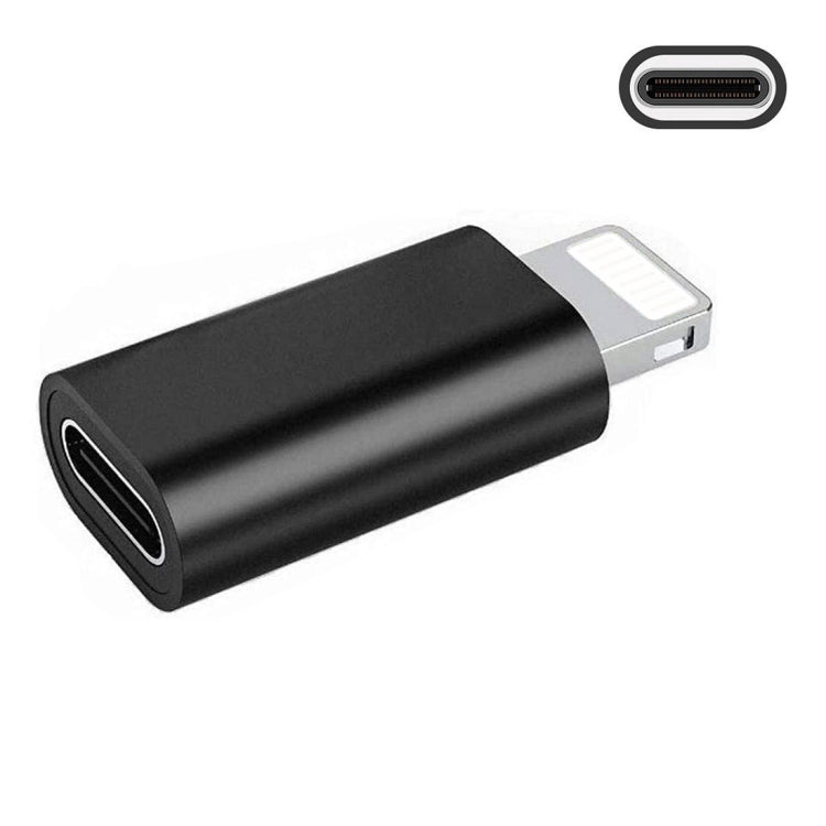 ENKAY Hat-Prince HC-6 미니 ABS USB-C / Type-C 3.1 to 8핀 포트 커넥터 어댑터(화이트), 블랙, Type-C to 8핀
