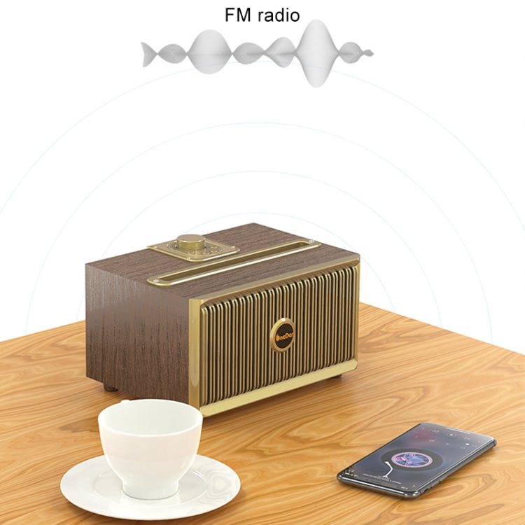 Oneder V6 휴대용 무선 블루투스 스피커, 핸즈프리 & FM & TF 카드 & AUX & USB 드라이브 지원