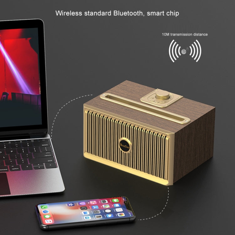 Oneder V6 휴대용 무선 블루투스 스피커, 핸즈프리 & FM & TF 카드 & AUX & USB 드라이브 지원