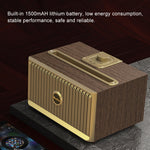 Oneder V6 휴대용 무선 블루투스 스피커, 핸즈프리 & FM & TF 카드 & AUX & USB 드라이브 지원