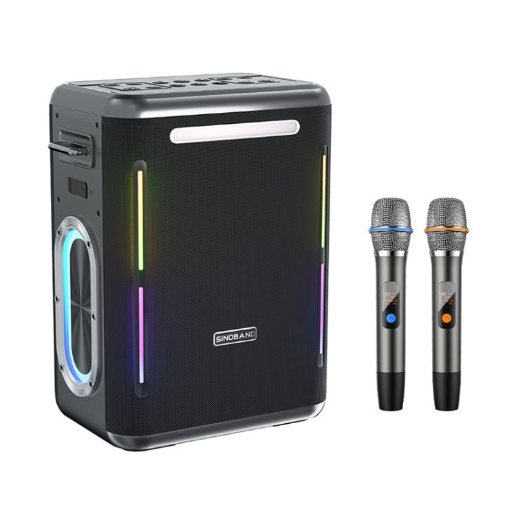 XDOBO SINOBAND Party 1981 300W 야외 휴대용 TWS 블루투스 스피커 LED 컬러풀 라이트 포함, SINOBAND Party 1981