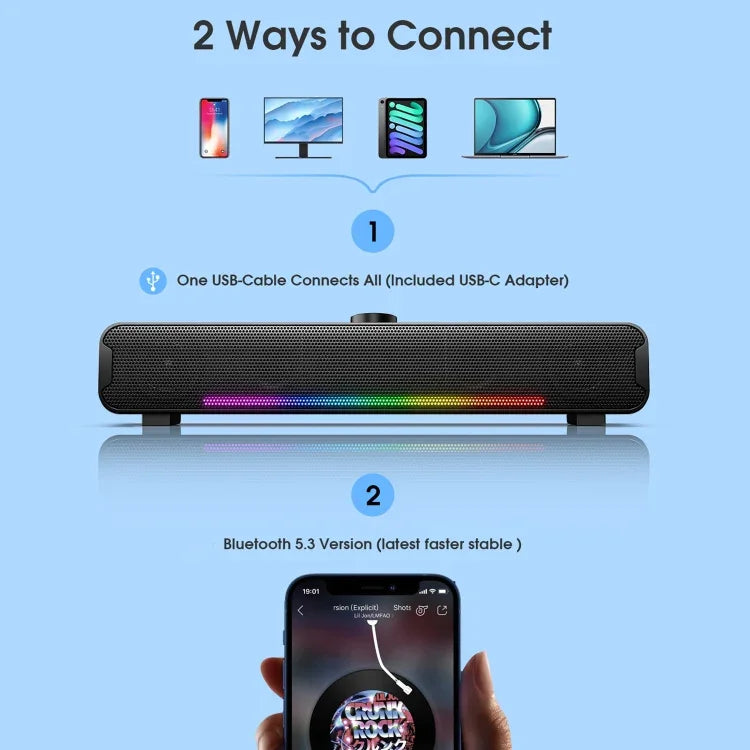 L16 야외용 휴대용 RGB 라이트 하이파이 USB 블루투스 무선 스피커, L16