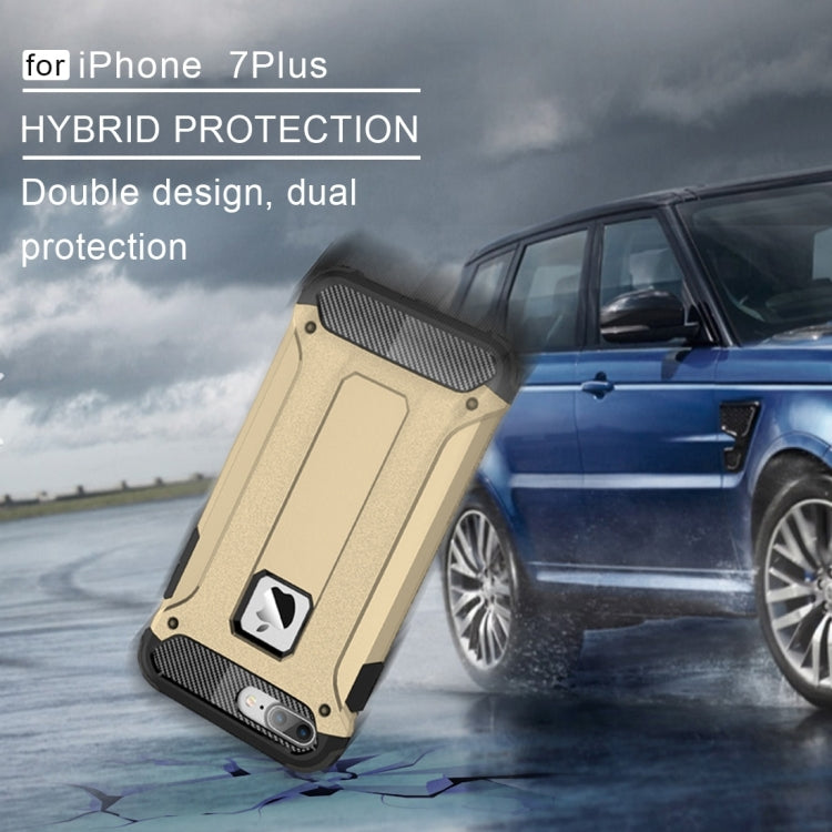 For iPhone 8 Plus & 7 Plus   Tough Armor TPU + PC Combination Case, For iPhone 7 Plus, For iPhone 8P & 7P