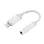 8핀 수컷 to 3.5mm 오디오 암컷 어댑터 케이블, iOS 10.3.1 이상 지원