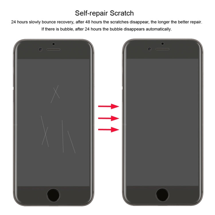 ENKAY Hat-Prince 0.1mm 3D 풀 스크린 프로텍터 폭발 방지 하이드로겔 필름, iPhone 8 Plus & 7 Plus용, TPU+TPE+PET 소재, iPhone 8P & 7P