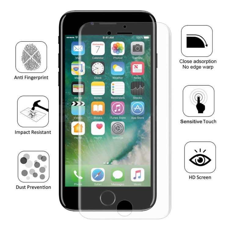 ENKAY Hat-Prince 0.1mm 3D 풀 스크린 프로텍터 폭발 방지 하이드로겔 필름, iPhone 8 Plus & 7 Plus용, TPU+TPE+PET 소재, iPhone 8P & 7P