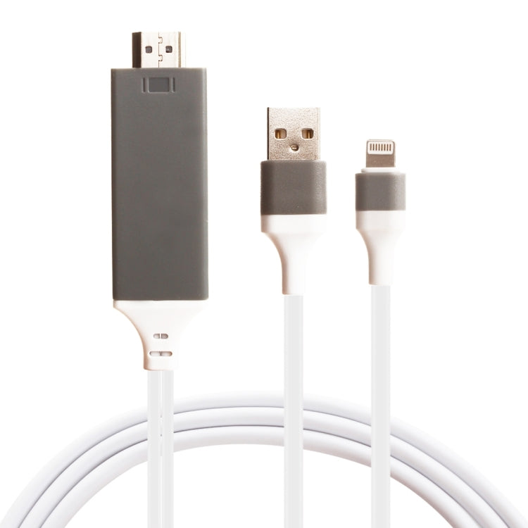 8핀 수컷 to HDMI & USB 수컷 어댑터 케이블, 길이: 2m, 8핀 수컷