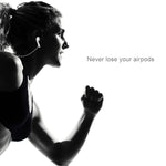 무선 블루투스 이어폰 분실 방지 스트랩 실리콘 유니섹스 헤드폰 분실 방지 라인 Apple AirPods 1/2용, 케이블 길이: 60cm
