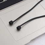 무선 블루투스 이어폰 분실 방지 스트랩 실리콘 유니섹스 헤드폰 분실 방지 라인 Apple AirPods 1/2용, 케이블 길이: 60cm