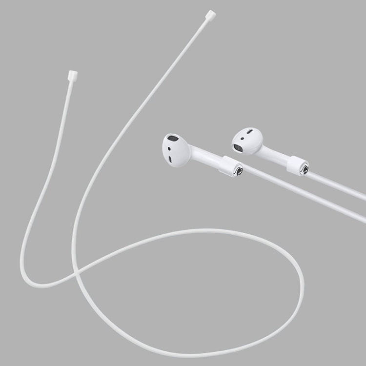 무선 블루투스 이어폰 분실 방지 스트랩 실리콘 유니섹스 헤드폰 분실 방지 라인 Apple AirPods 1/2용, 케이블 길이: 60cm