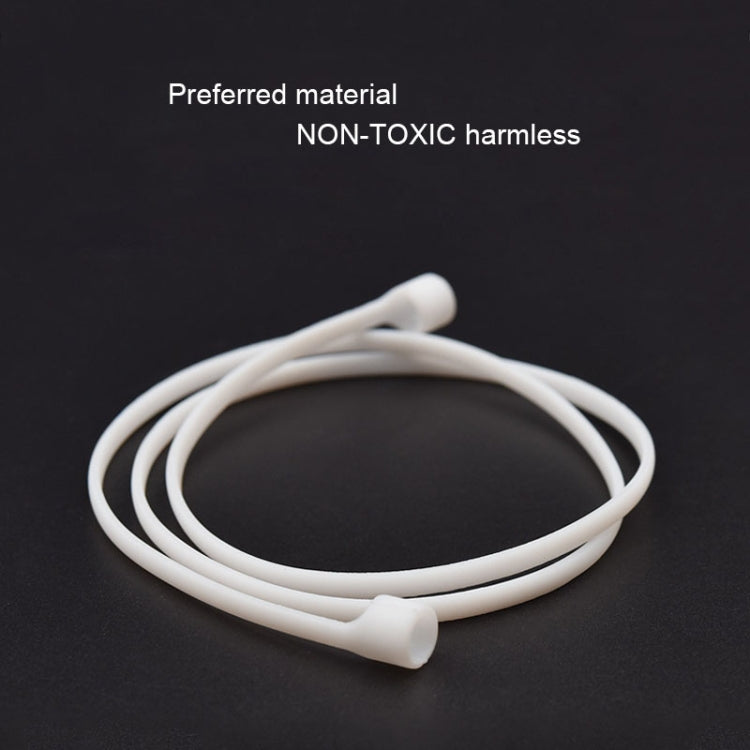 무선 블루투스 이어폰 분실 방지 스트랩 실리콘 유니섹스 헤드폰 분실 방지 라인 Apple AirPods 1/2용, 케이블 길이: 60cm