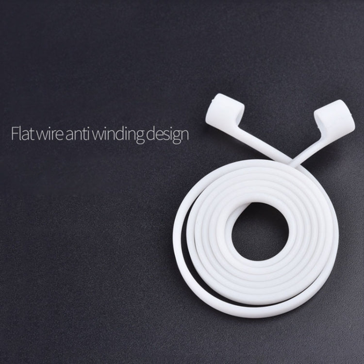무선 블루투스 이어폰 분실 방지 스트랩 실리콘 유니섹스 헤드폰 분실 방지 라인 Apple AirPods 1/2용, 케이블 길이: 60cm