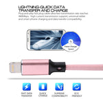 1m 2A USB to 8핀 나일론 직조 스타일 데이터 동기화 충전 케이블, 8핀 핑크, 8핀 블루, 8핀 레드, 8핀 화이트