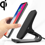 HAMTOD M5 15W 지능형 듀얼 코일 디자인 Qi 표준 홀더 무선 충전기, 표시등 포함, 고속 충전 지원, M5 블랙, M5 실버