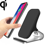 HAMTOD M5 15W 지능형 듀얼 코일 디자인 Qi 표준 홀더 무선 충전기, 표시등 포함, 고속 충전 지원, M5 블랙, M5 실버